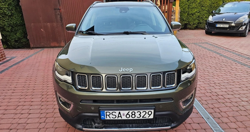 Jeep Compass cena 72500 przebieg: 268000, rok produkcji 2018 z Goleniów małe 781